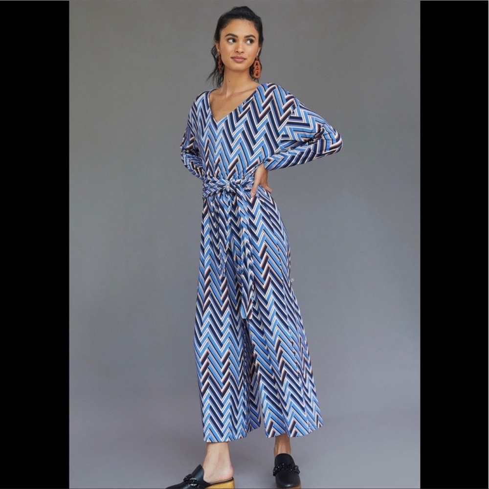 NWT Anthropologie Breezy Wide Leg Jumpsuit Size S